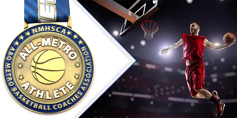 Medallas deportivas personalizadas: honrar la excelencia en el baloncesto