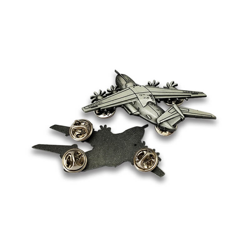 Fabricante Metal Metal Plata Militar Fuerza Aérea Uniforme Pines