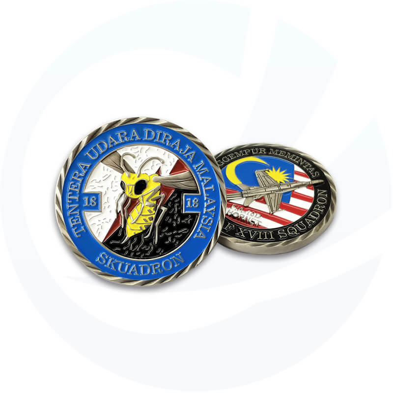 Moneda de desafío de la Fuerza Aérea Militar de Malasia