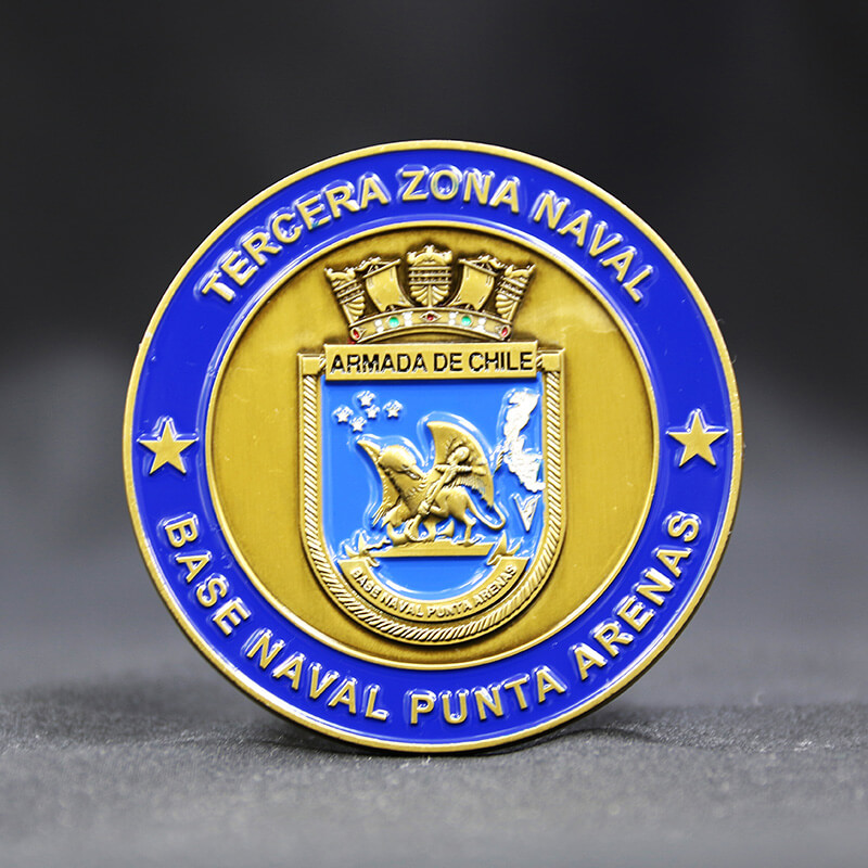 Insignia de metal militar personalizada