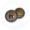 Moneda de desafío de la Armada de Chile personalizada