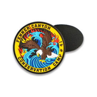 Parche de PVC personalizado con el logotipo de US Eagle