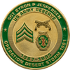Moneda del desafío del ejército militar de EE. UU.